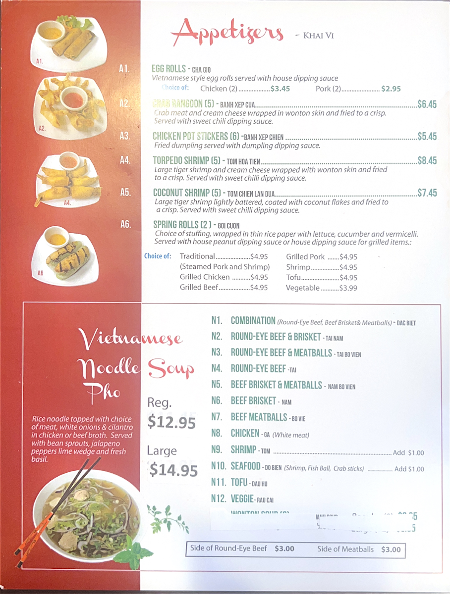 Lotus Cafe Menu - Image 2