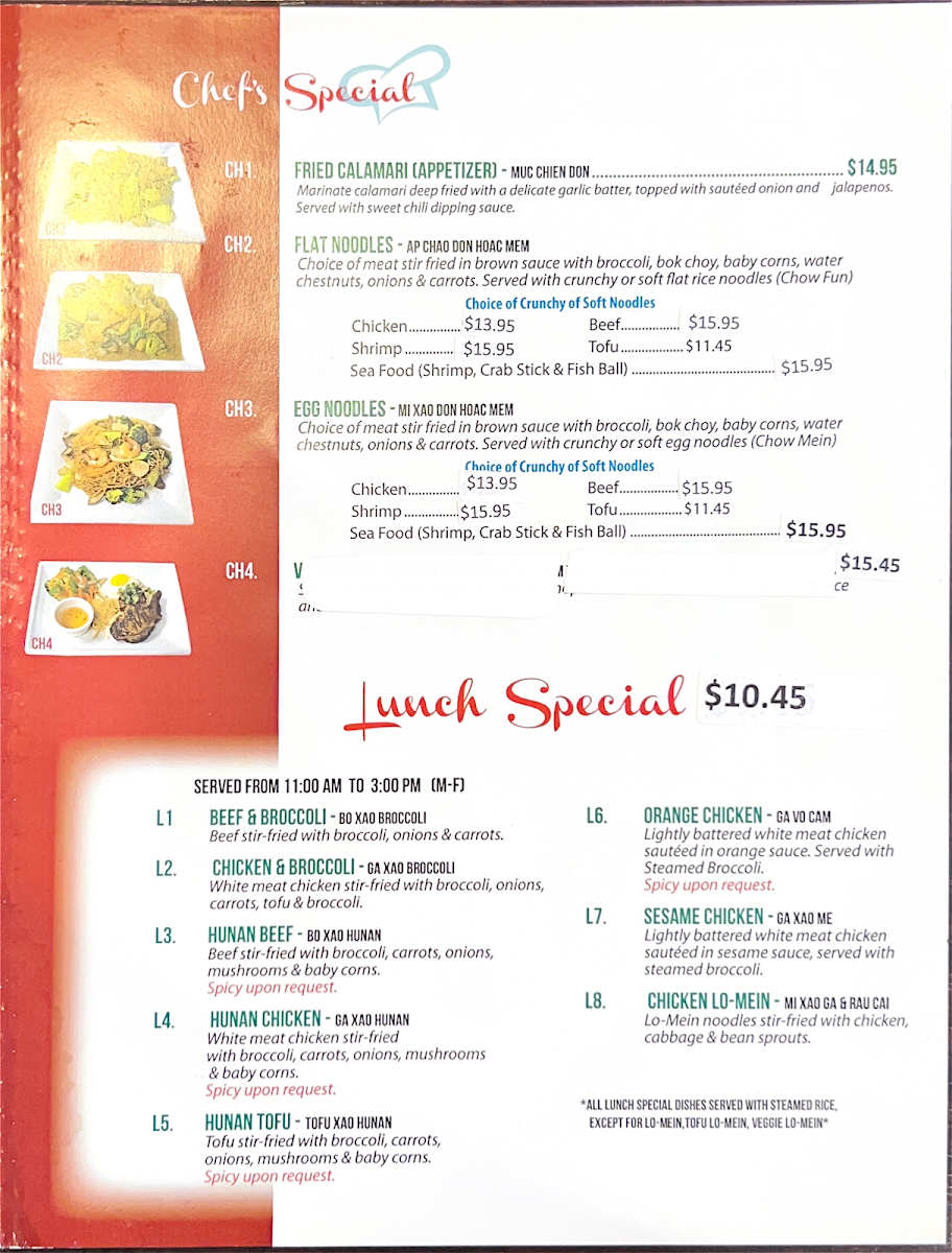 Lotus Cafe Menu - Image 3